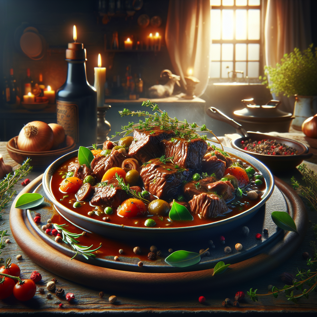 French Beef Stew with Herbs