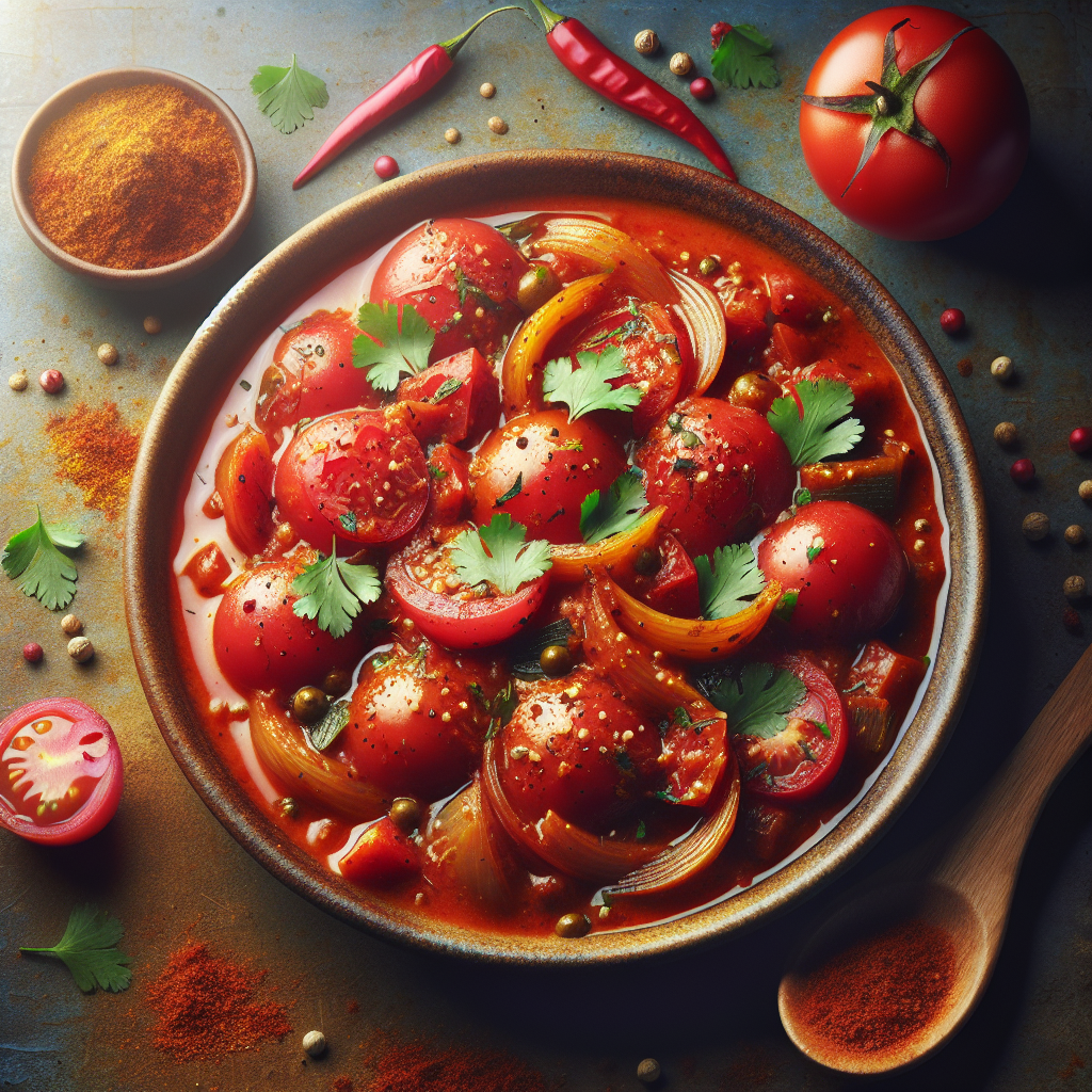 Spiced Tomato and Onion Curry