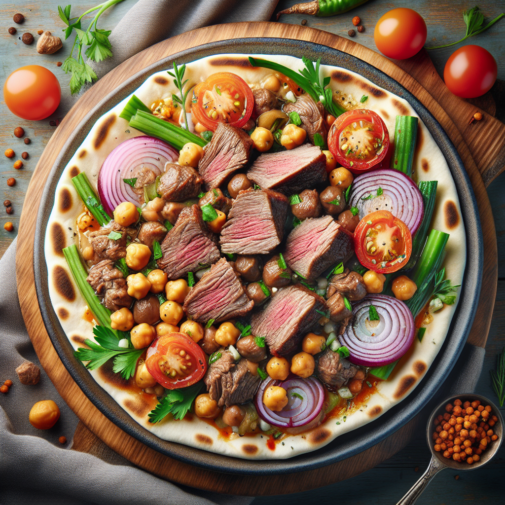 Lamb and Chickpea Pita Pockets