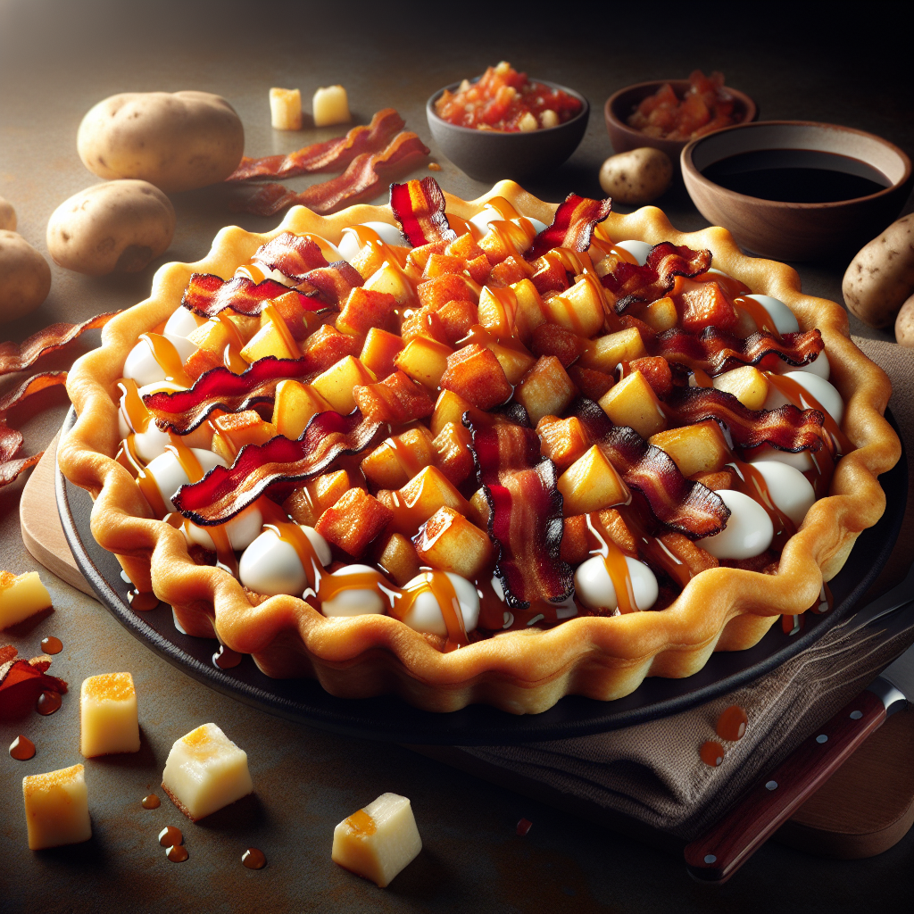 Maple Bacon Poutine Pie