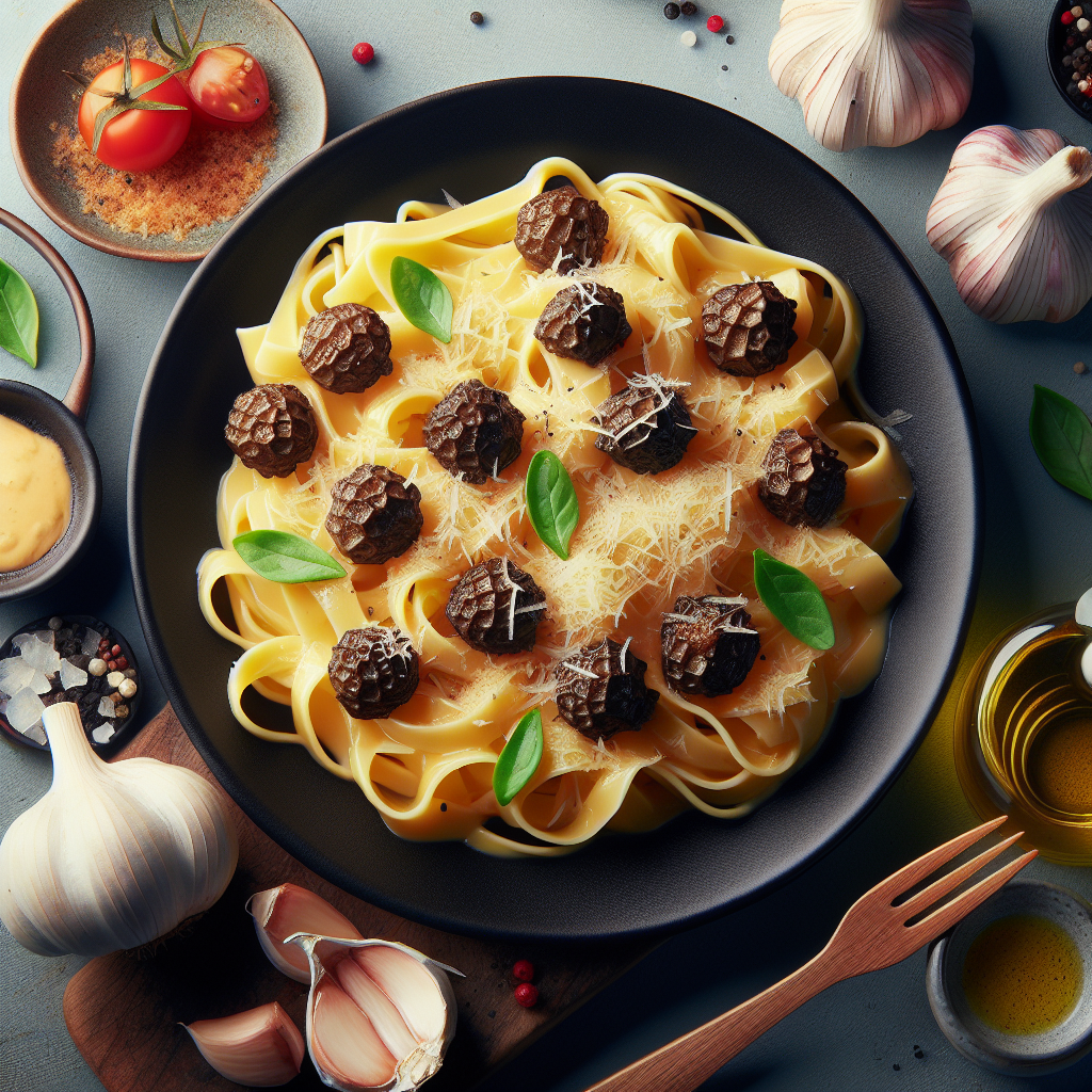Truffle Garlic Cheese Pasta