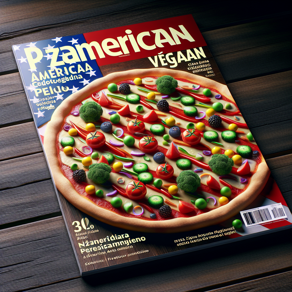 Pizza Americana Cetogénica Vegana