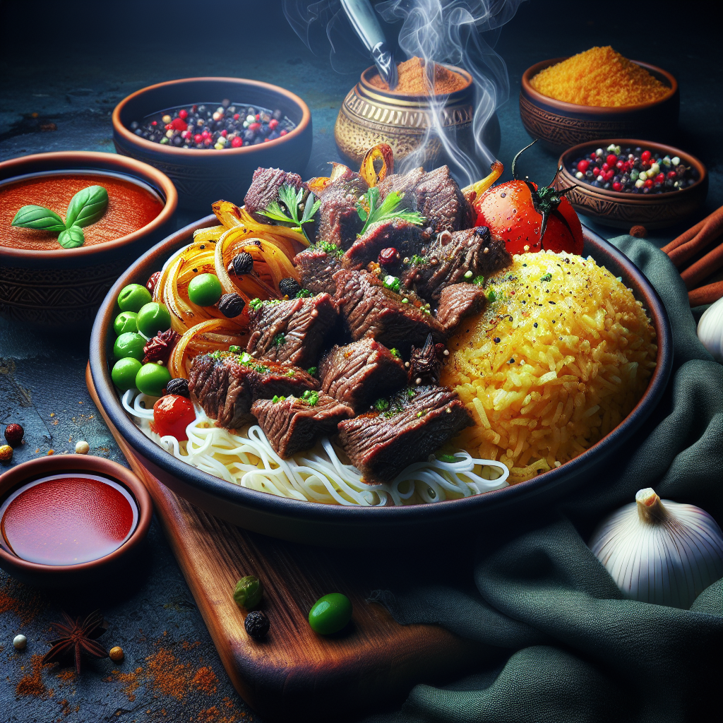 كبسة لحم بقري سعودية