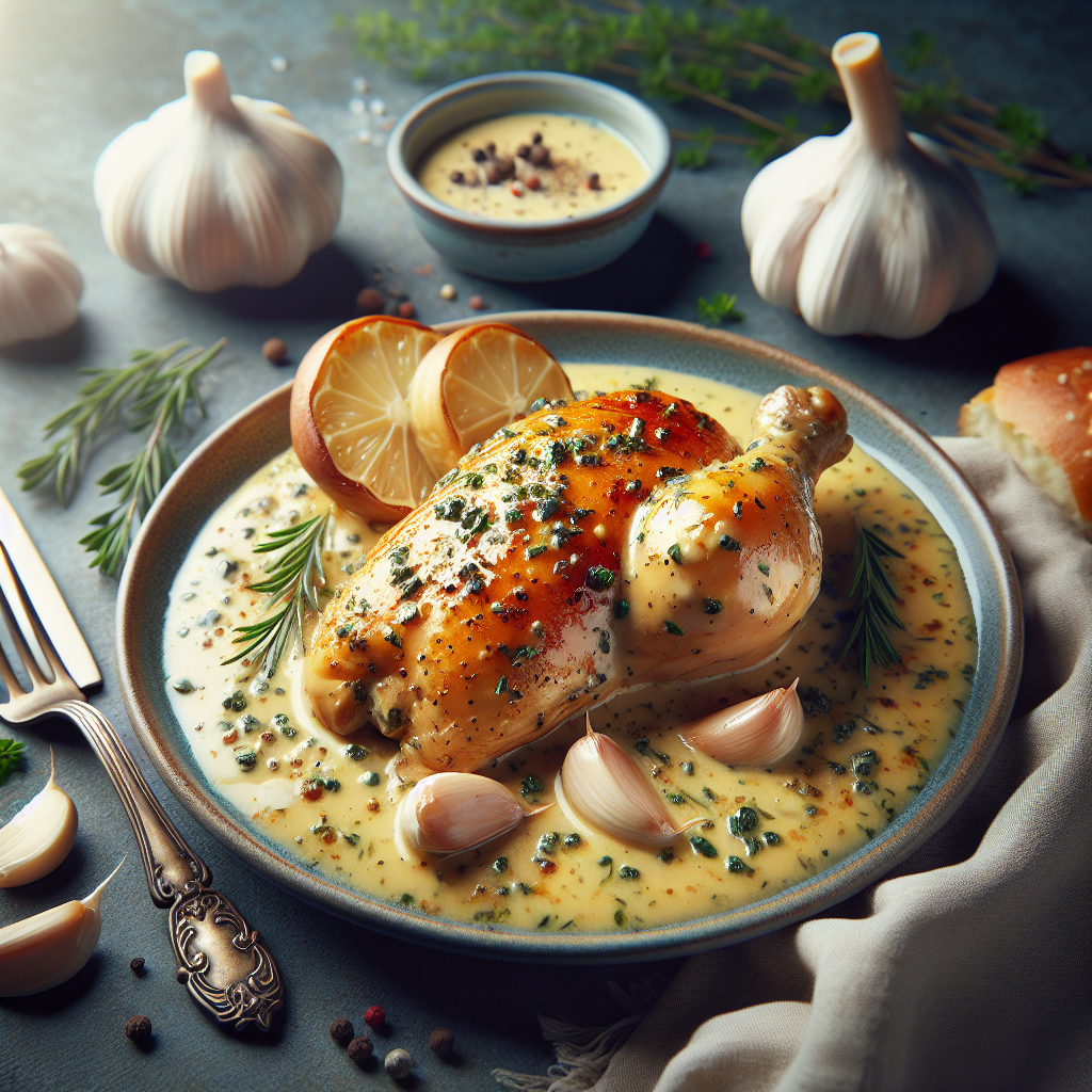 Creamy Garlic Herb Chicken