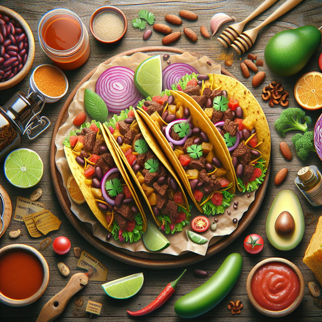 Gluten-Free Beef and Bean Tacos