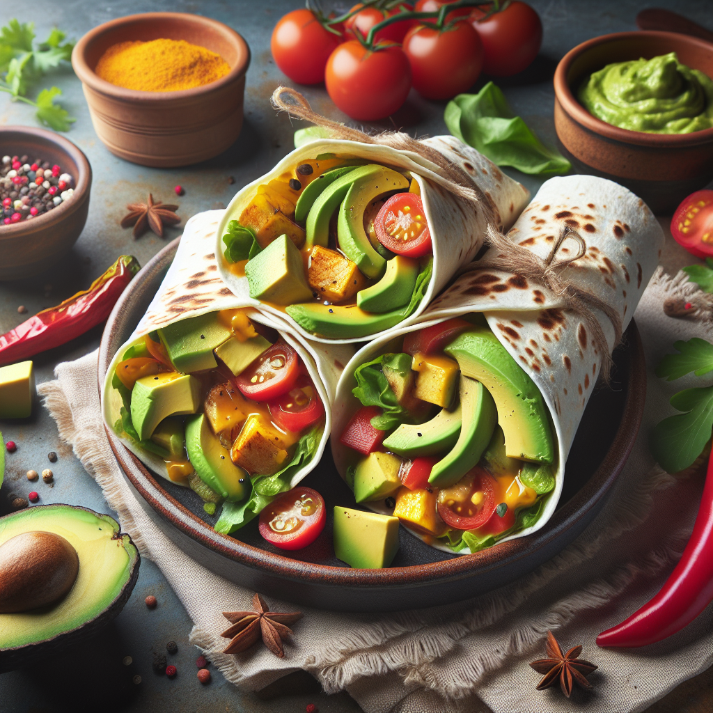 Keto Mexican Avocado Wraps