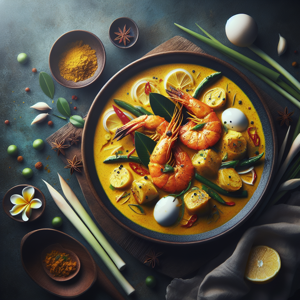 Fragrant Malaysian Coconut Lemongrass Curry