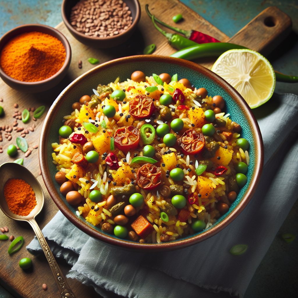 Spiced Lentil and Rice Khichdi