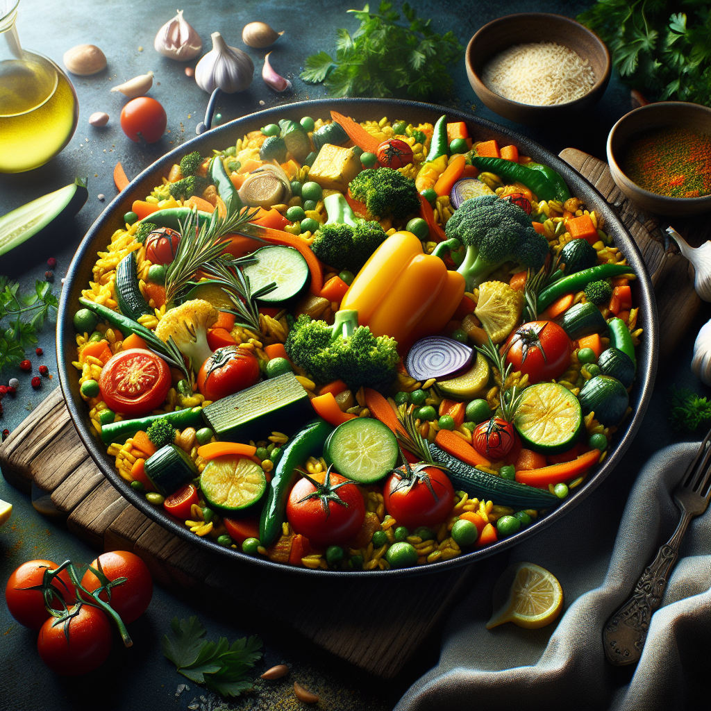 Spanish Vegetable Paella