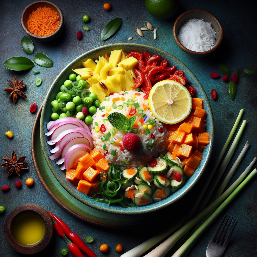 Malaysian Coconut Lemongrass Rice