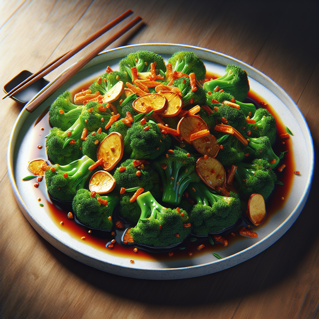 Broccoli and Ginger Stir-Fry