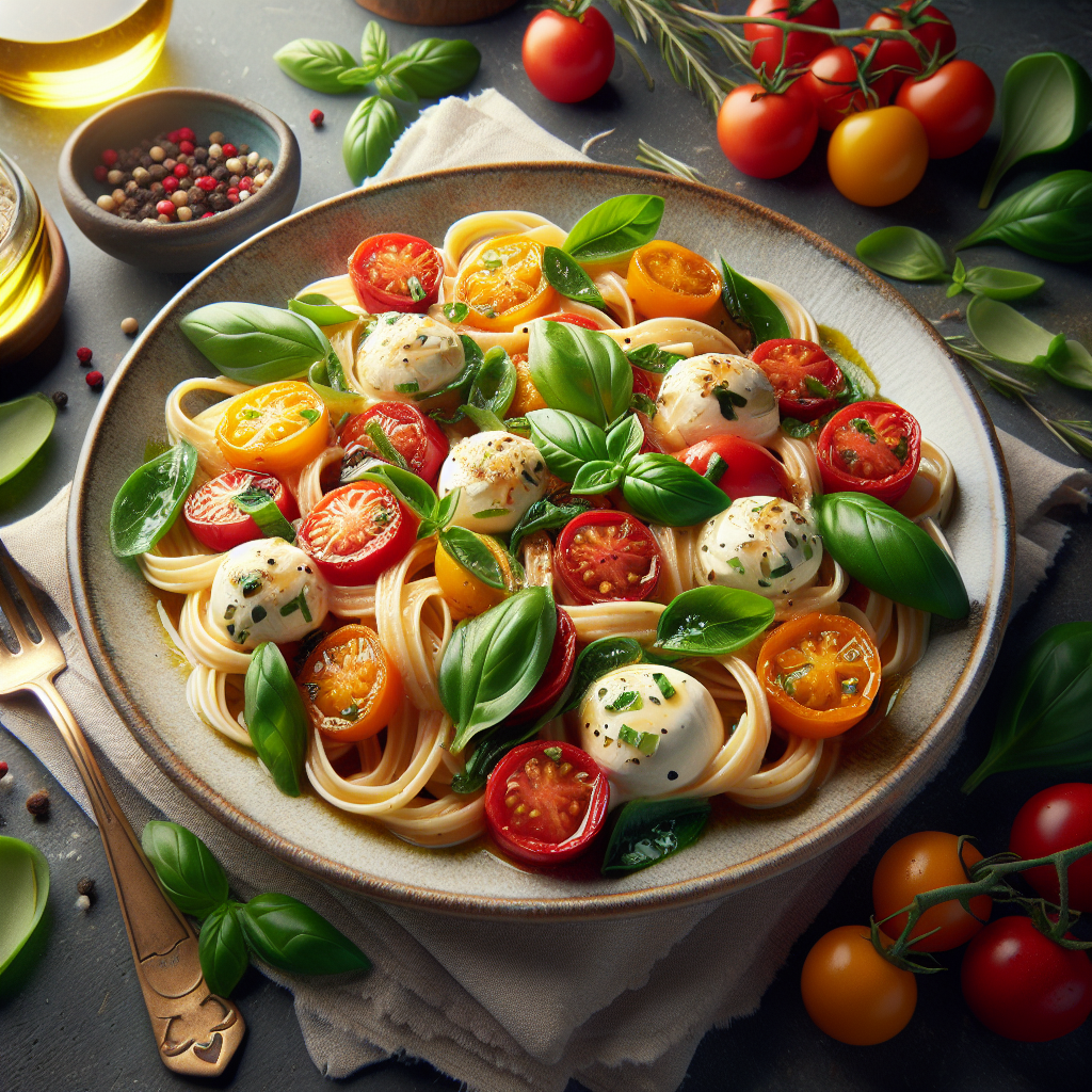 Italian Caprese Pasta