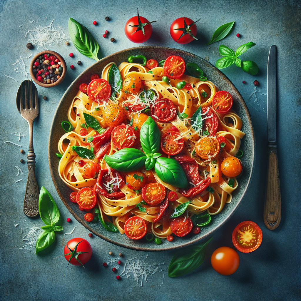 Turki's Twisted Tomato Tango Pasta